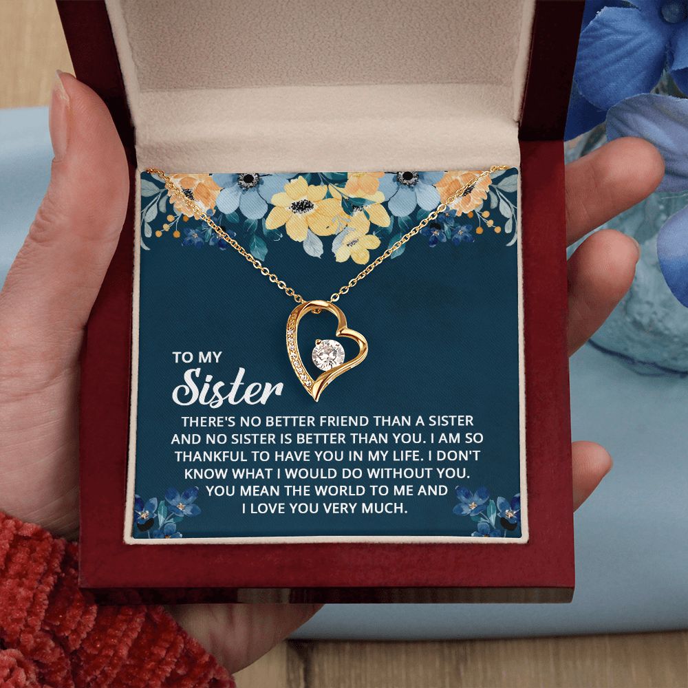 Necklace For Sister There's No Better Friend Than A Sister