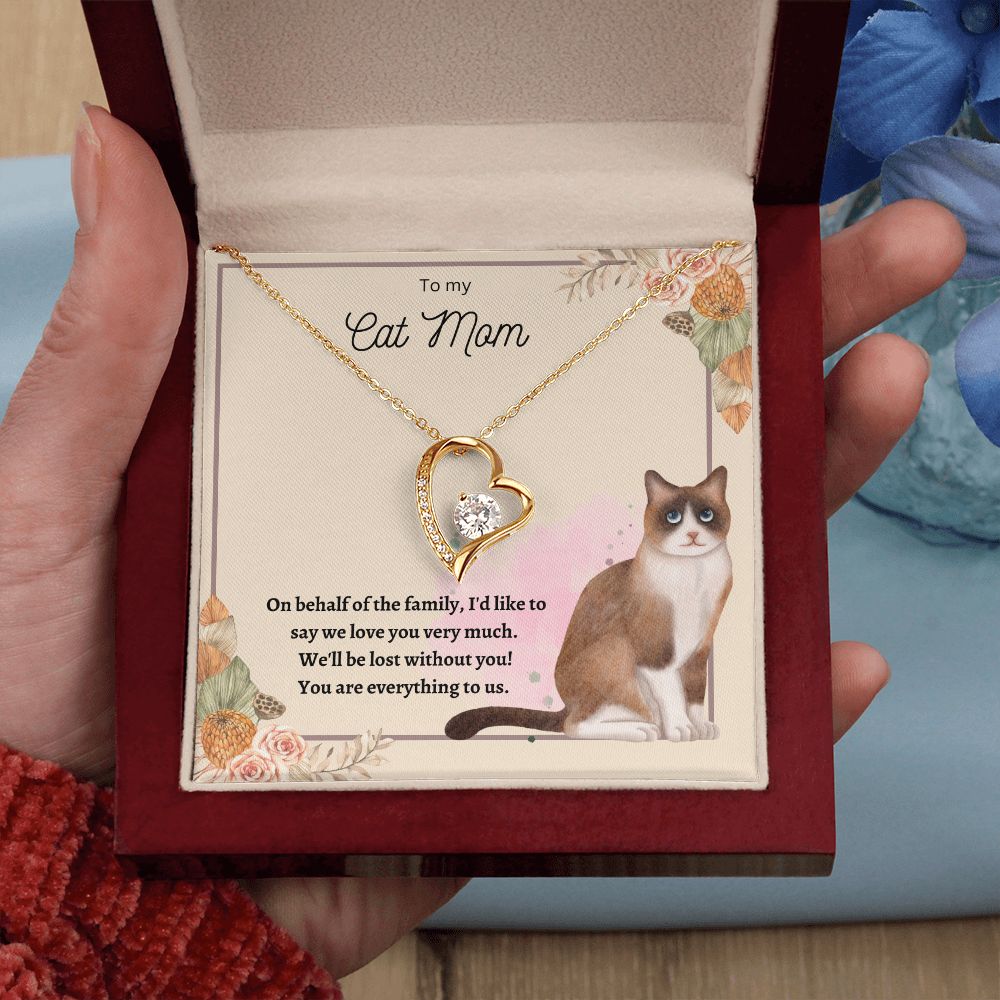 Forever Love Necklace For Cat Mom 04