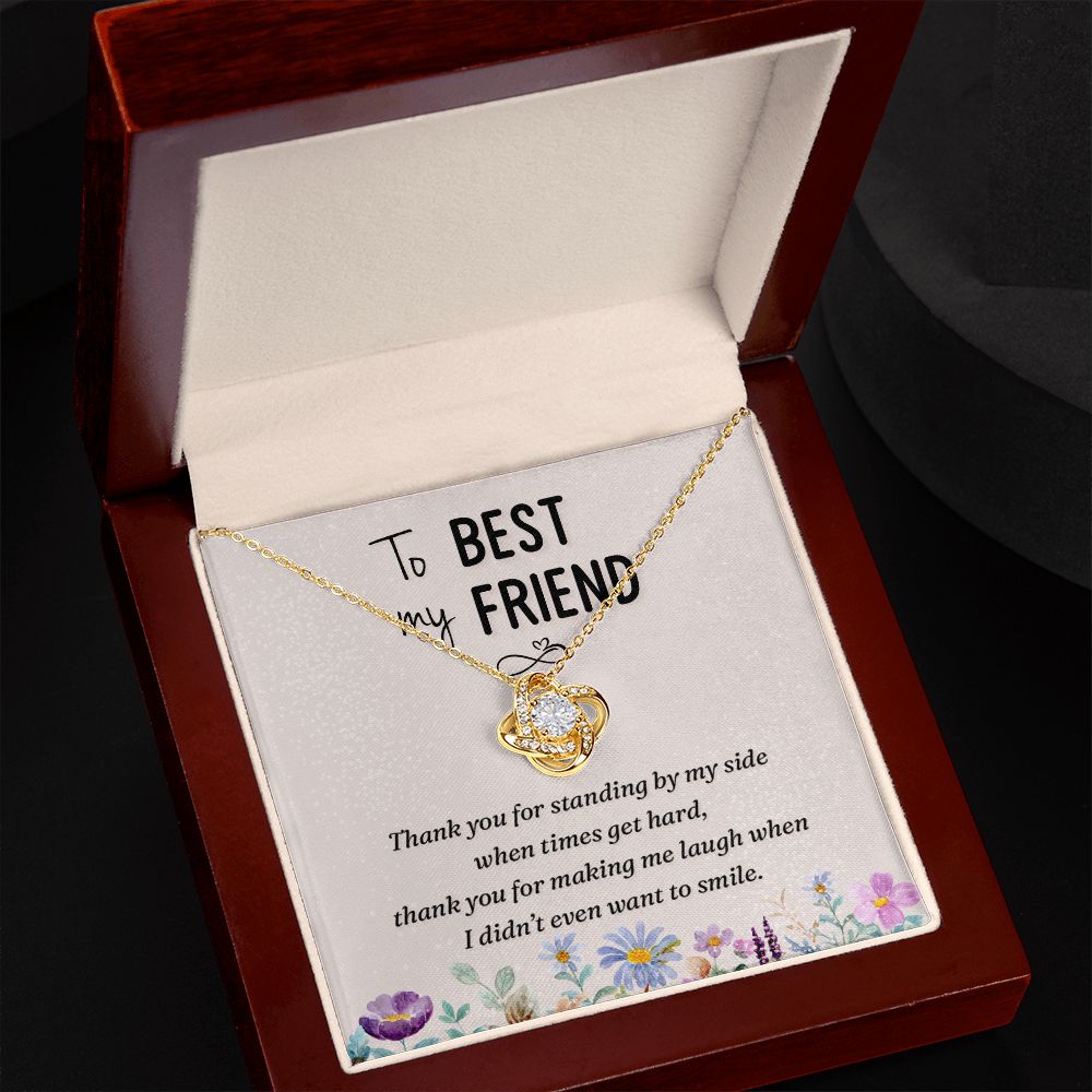 Necklace For Best Friend Thank You For Standing By My Side