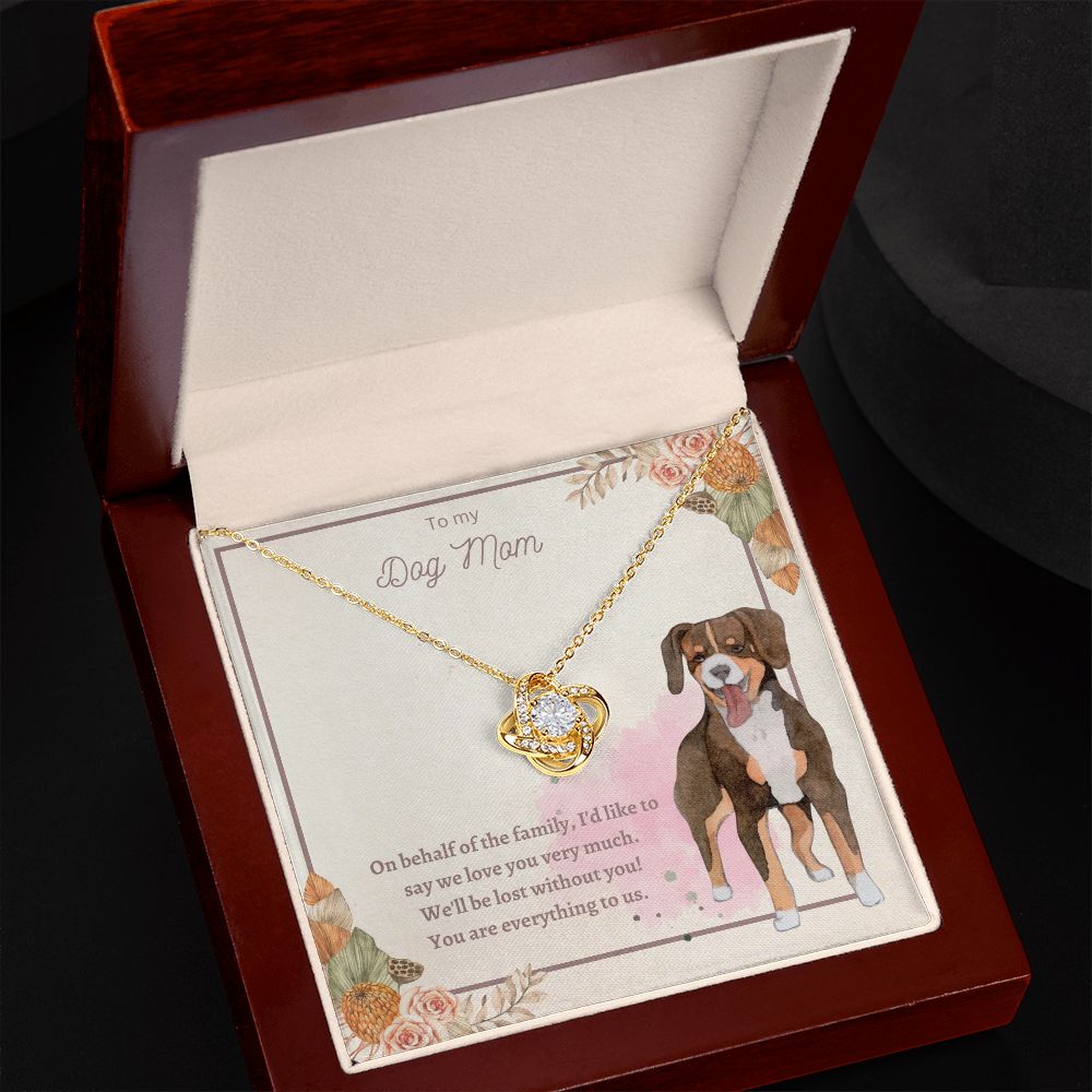 Love Knot Necklace - To My Dog Mom, You Are Everything to us!