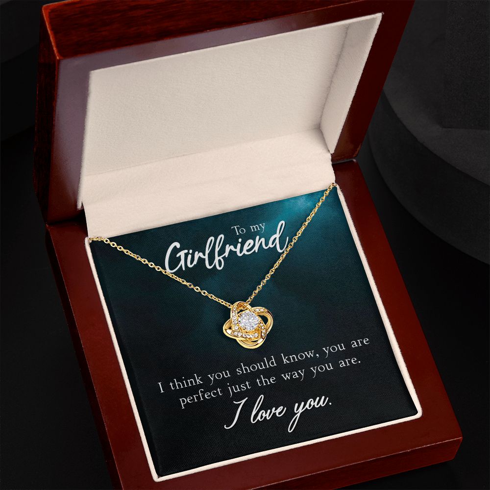 Necklace For Girlfriend - You Are Perfect Just The Way You Are