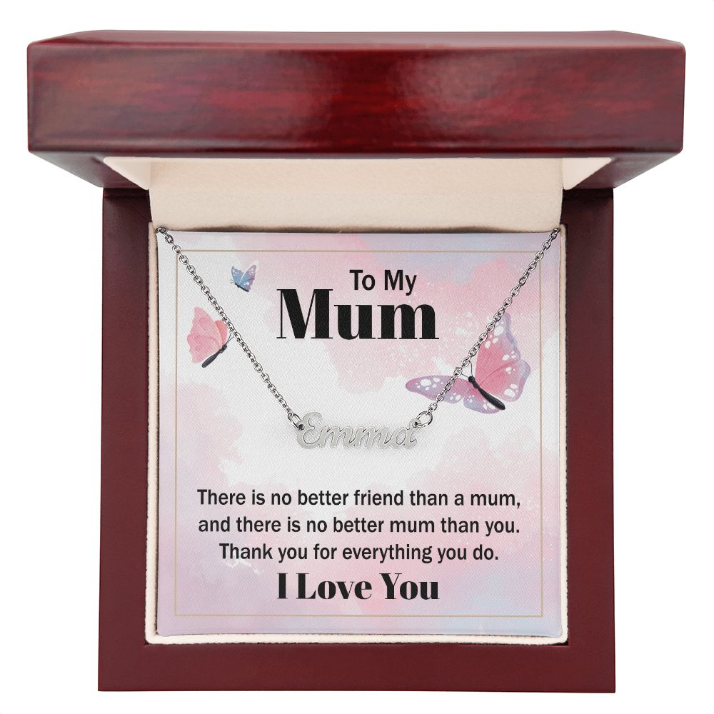 Custom Name Necklace To My Mum