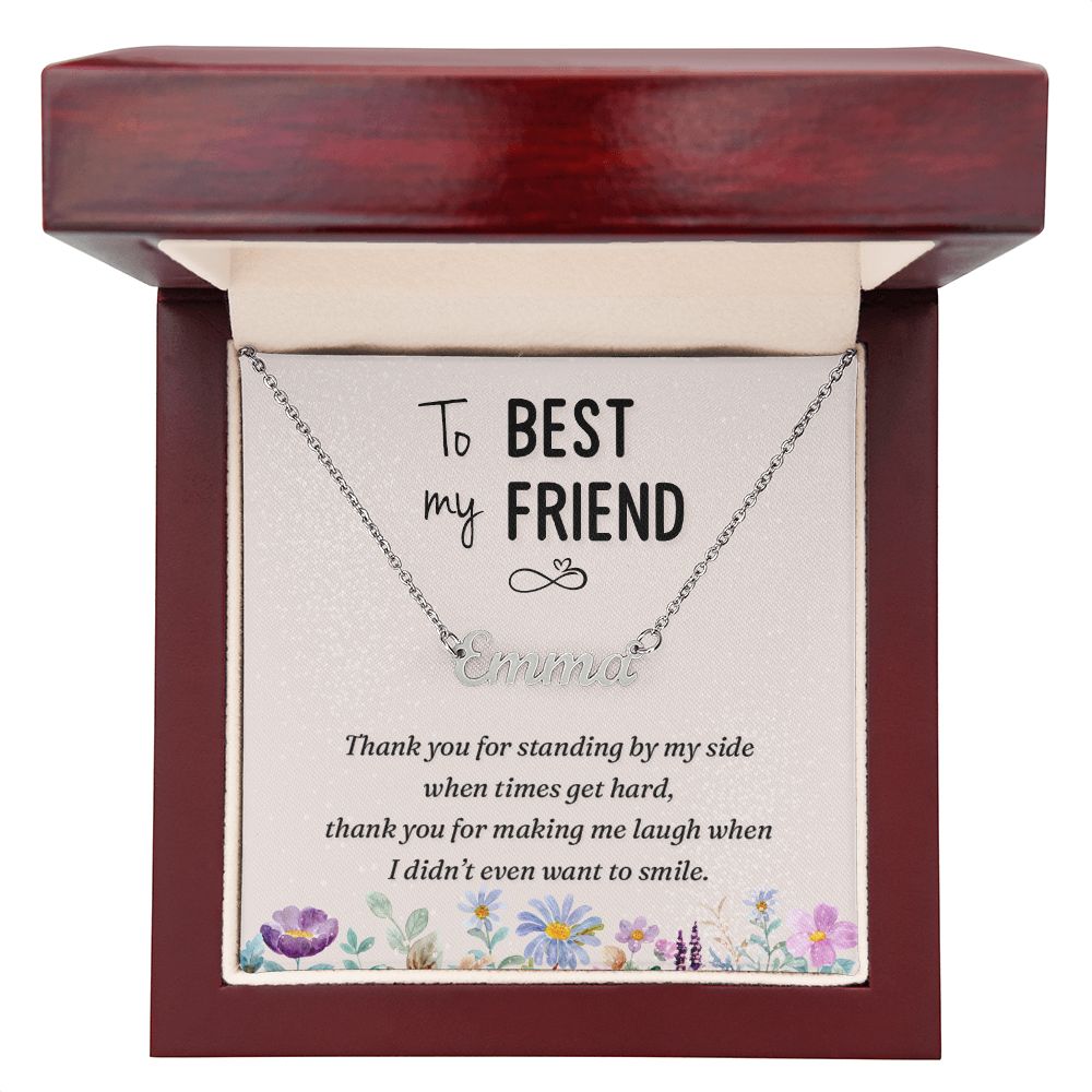 Custom Name Necklace - To My Best Friend