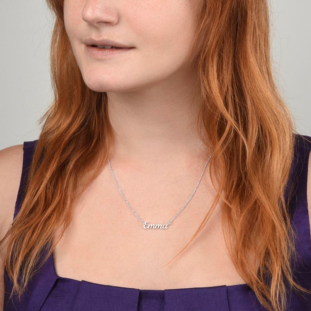 Custom Name Necklace Only - No Message Card