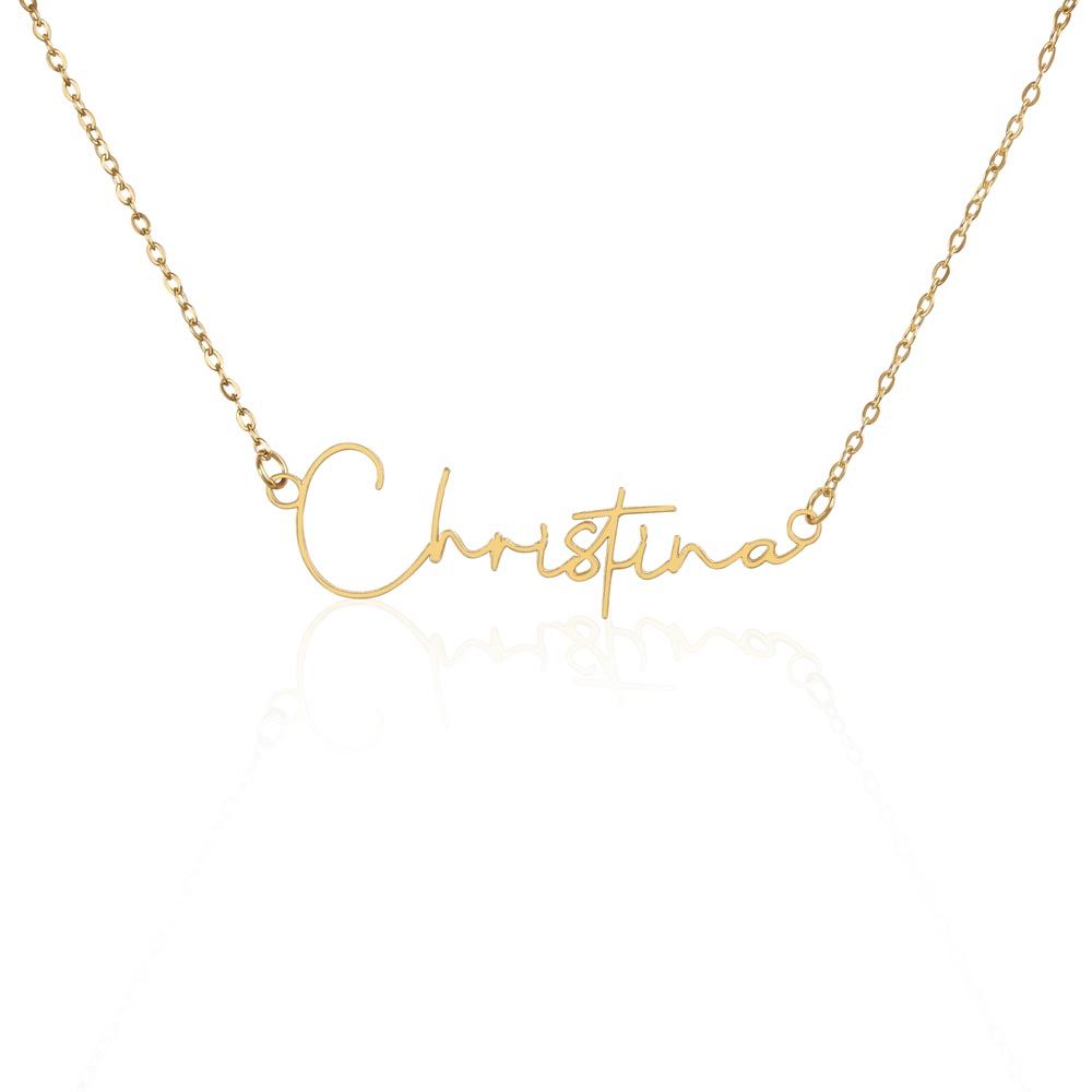 Signature Style Custom Name Necklace