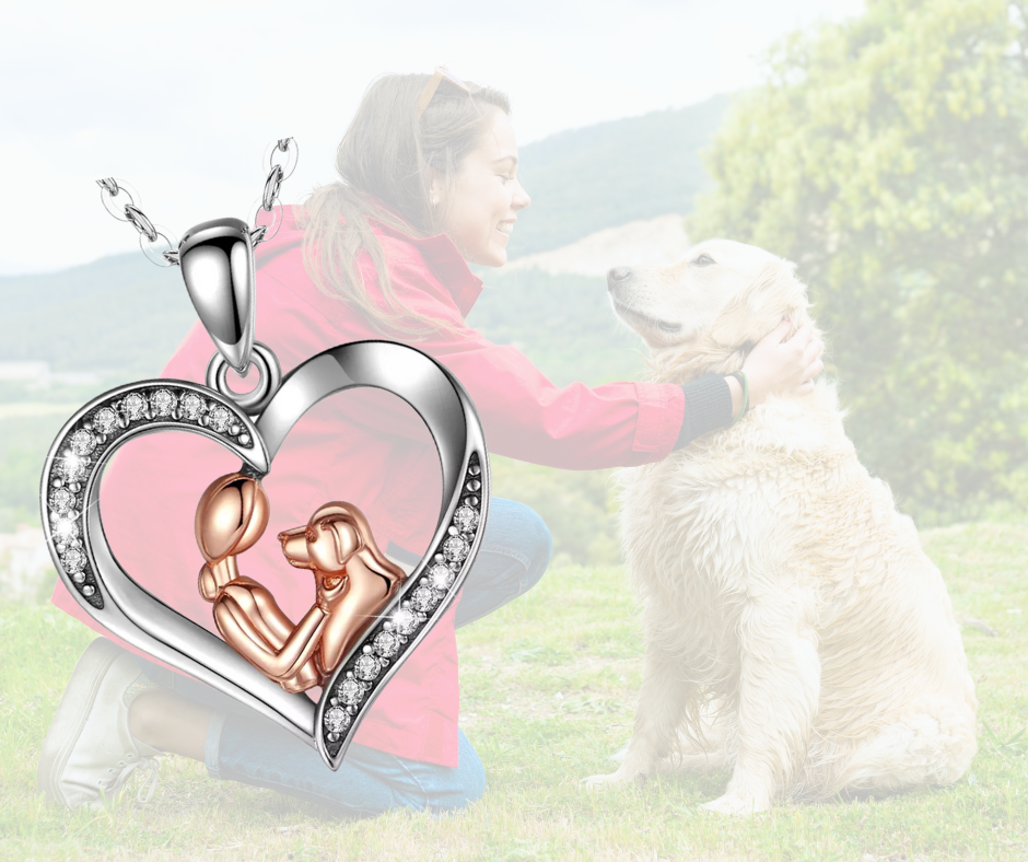 Puppy Love  Sterling Silver Necklace