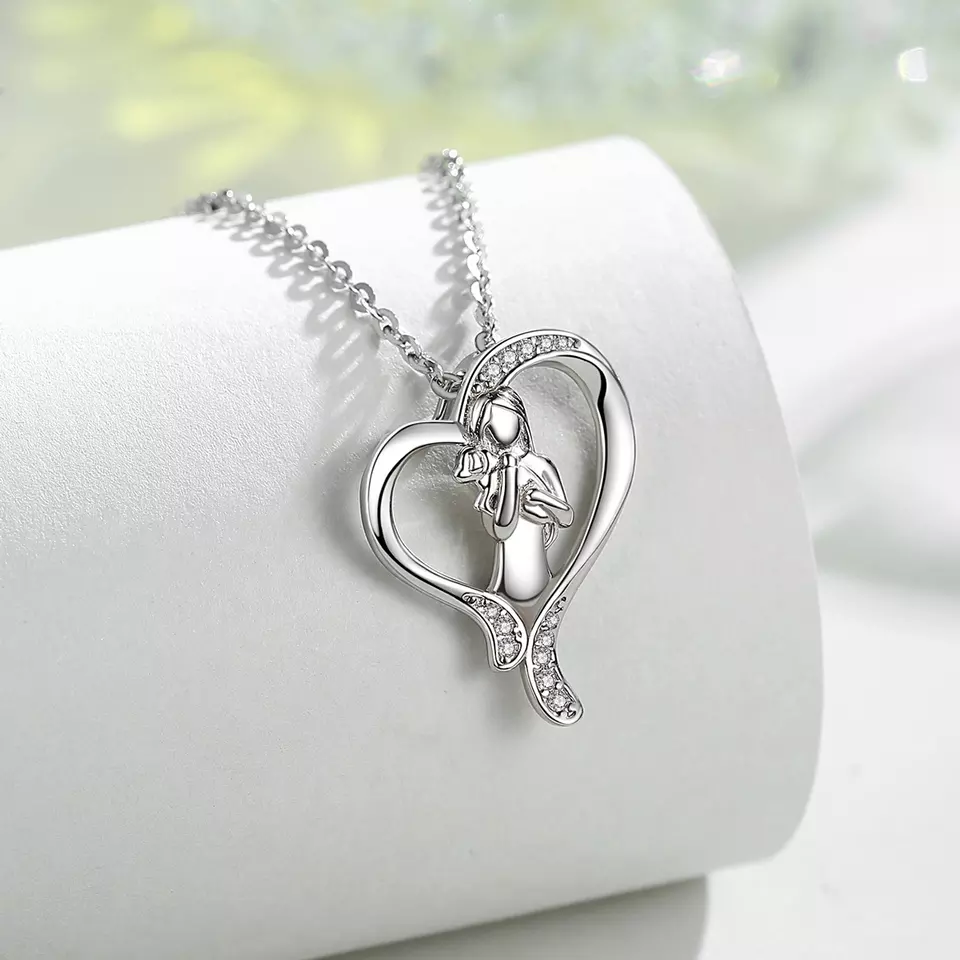 I'll Keep You Close To My Heart Dog  Sterling Silver Necklace