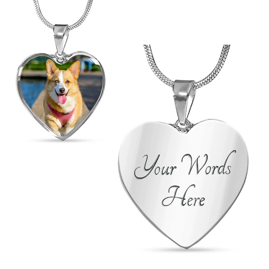 Heart Silver Personalized Luxury Necklace