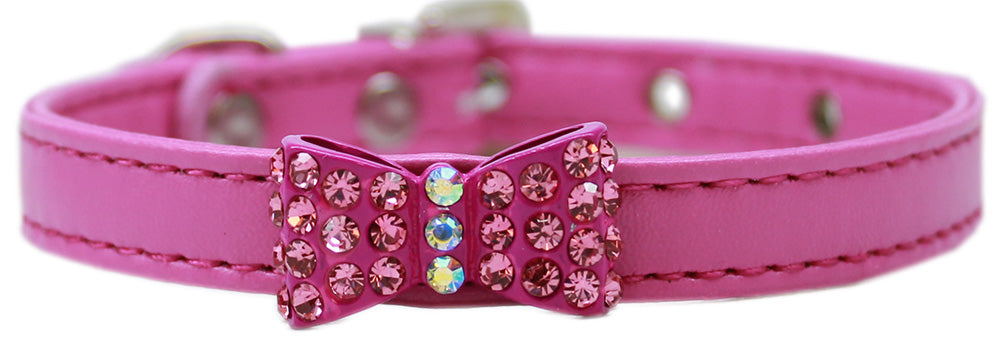 Bow-dacious Crystal Dog Collar