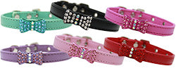 Bow-dacious Crystal Dog Collar