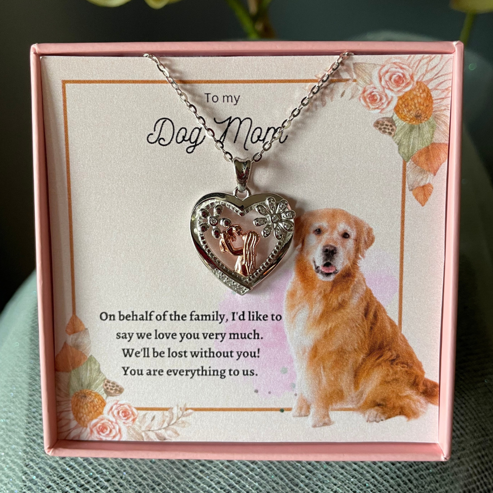 You Lift My Spirit Dog  Sterling Silver Necklace