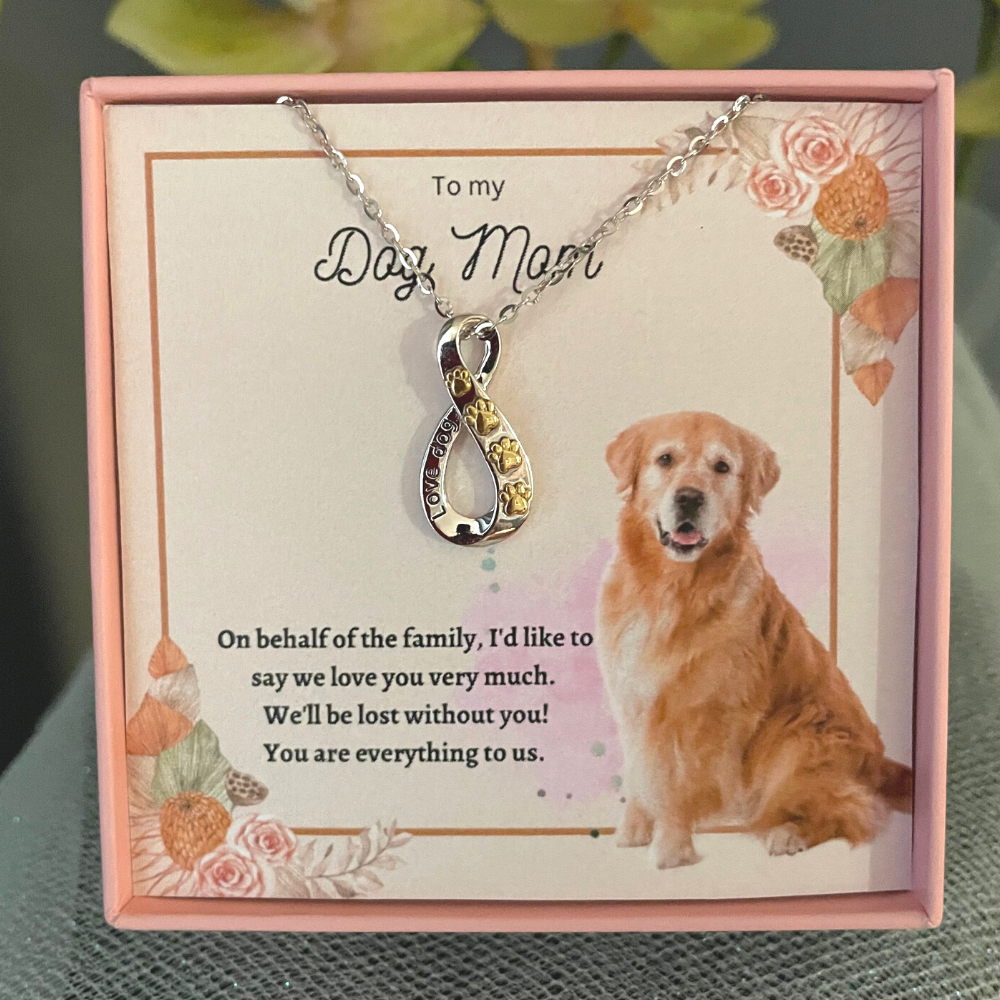 Love Dog  For Infinity  Sterling Silver Necklace