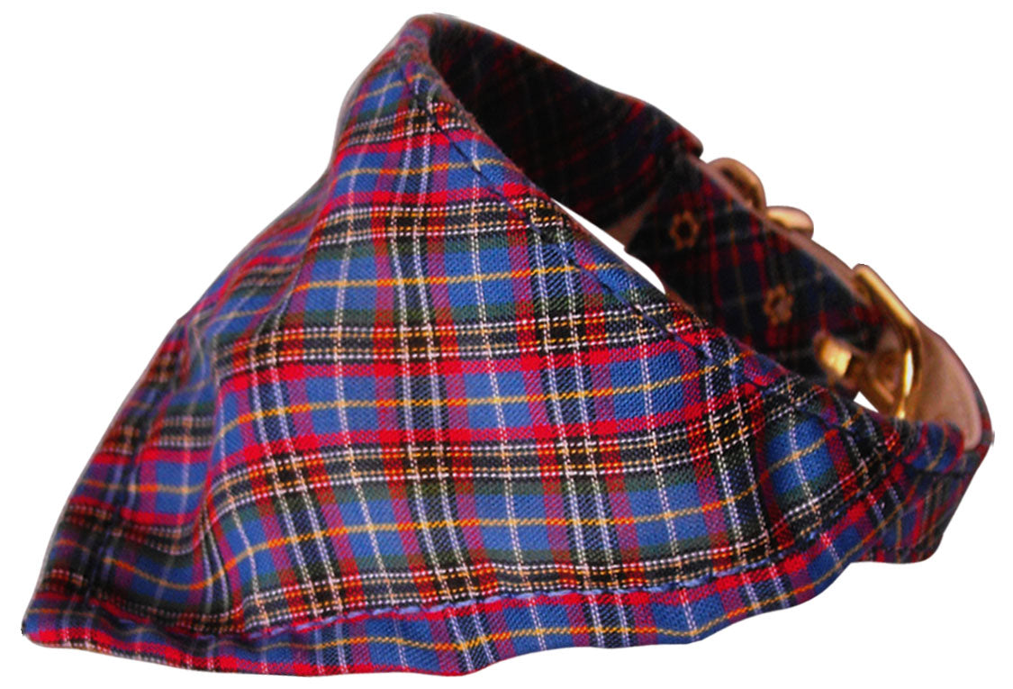 Plaid Bandana Collar