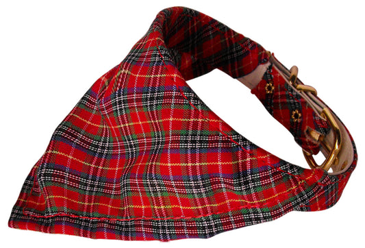 Plaid Bandana Collar