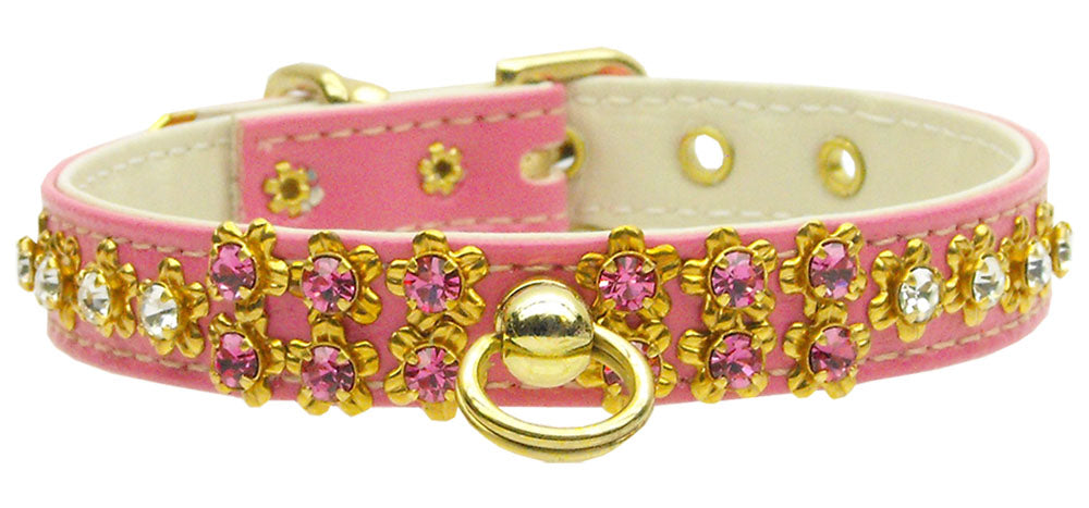 Sunburst Flower Crystal Collar