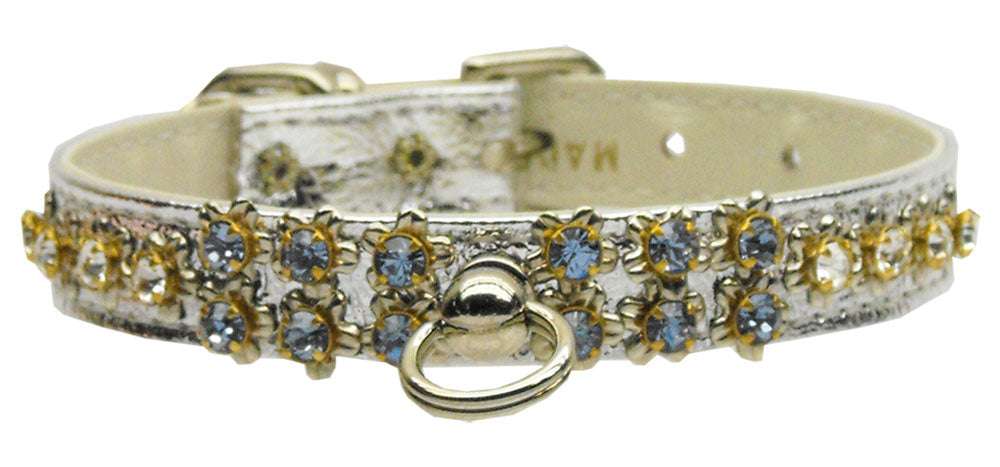 Sunburst Flower Crystal Collar