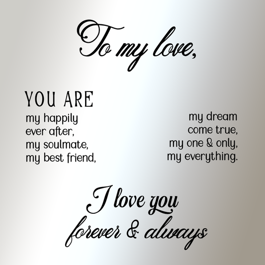 To My Love