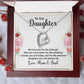 Forever Love Necklace To Our Daughter From Mom and Dad