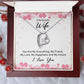 Forever Love Necklace To Wife Message Card