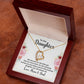 Forever Love Necklace To Our Daughter From Mom and Dad