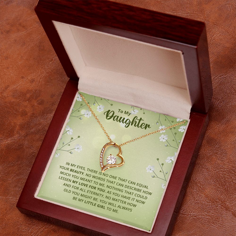 Necklace For Daughter In My Eyes There Is No One That Can Equal Your Beauty