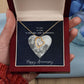 To Life To Love Message Jewelry Card Necklace