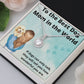Best Dog Mom in the World Eternal Hope Necklace