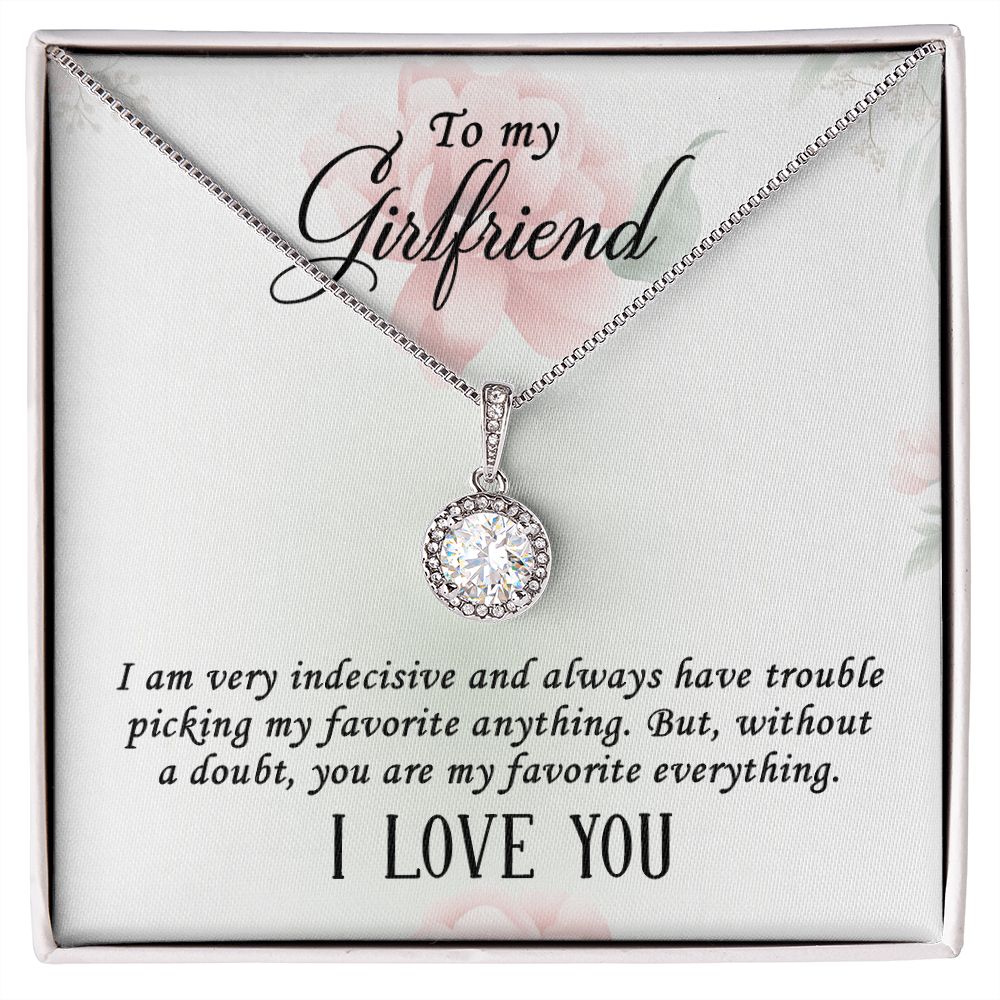 Necklace For Girlfriend You Are My Favorite Everything