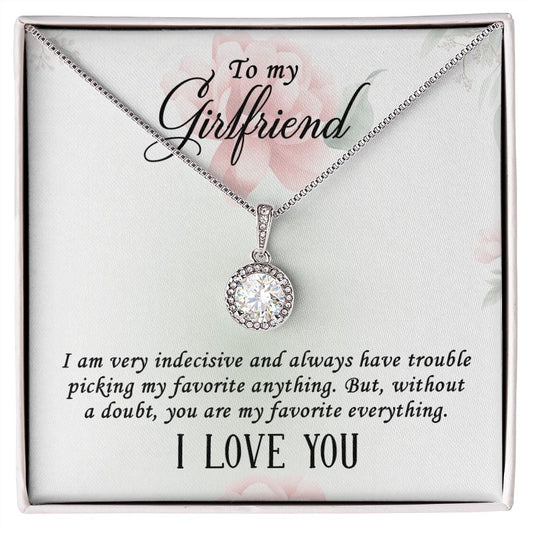 Necklace For Girlfriend You Are My Favorite Everything