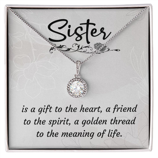 Necklace for Sister - A Sister is a Gift Eternal Hope