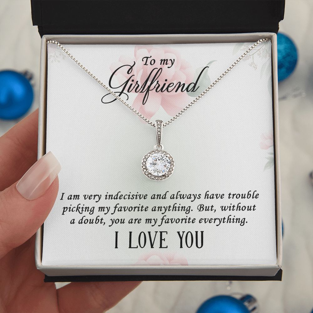 Necklace For Girlfriend You Are My Favorite Everything