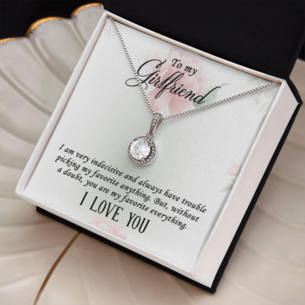 Necklace For Girlfriend You Are My Favorite Everything
