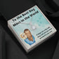 Best Dog Mom in the World Eternal Hope Necklace