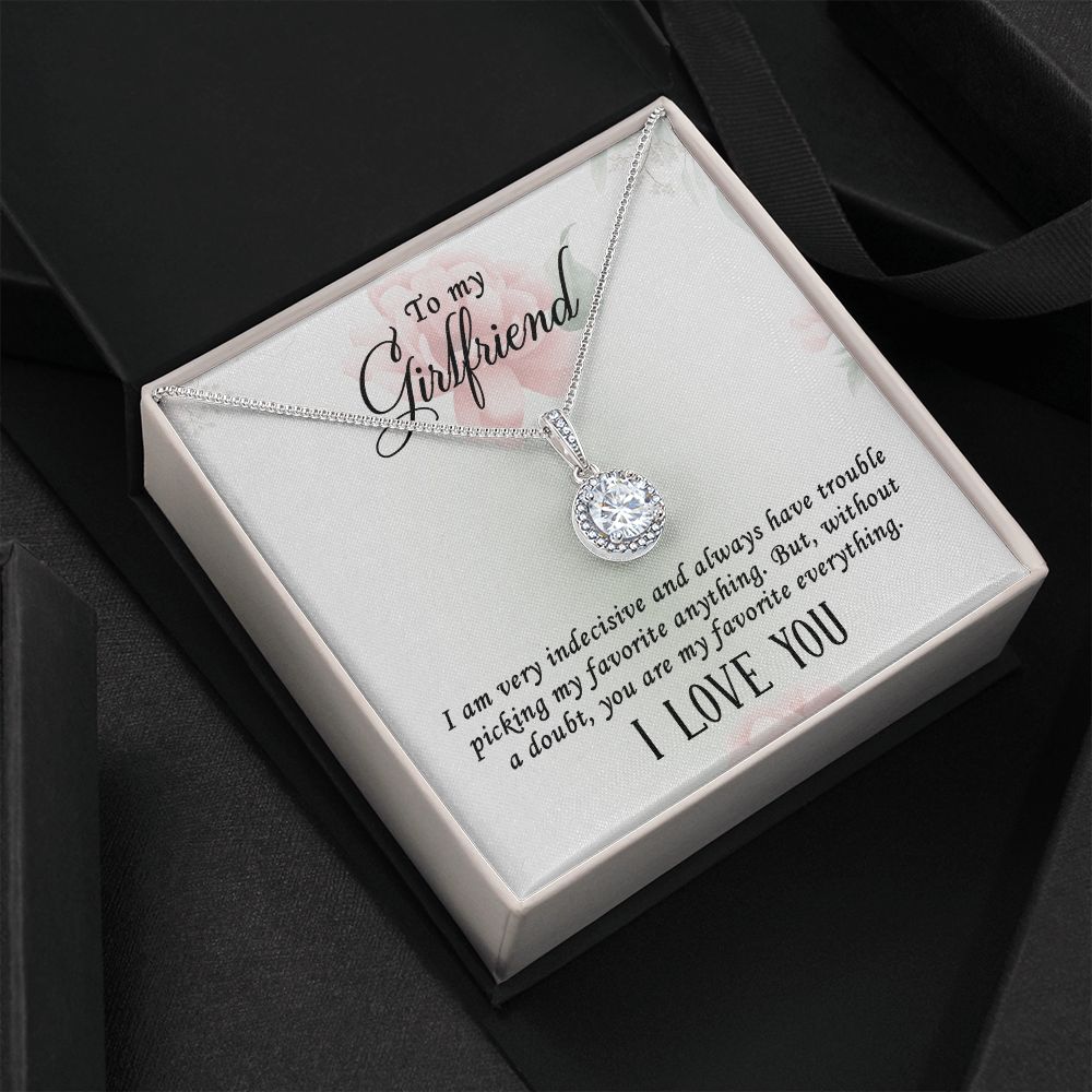 Necklace For Girlfriend You Are My Favorite Everything