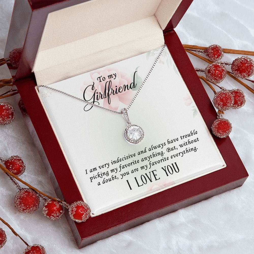 Necklace For Girlfriend You Are My Favorite Everything