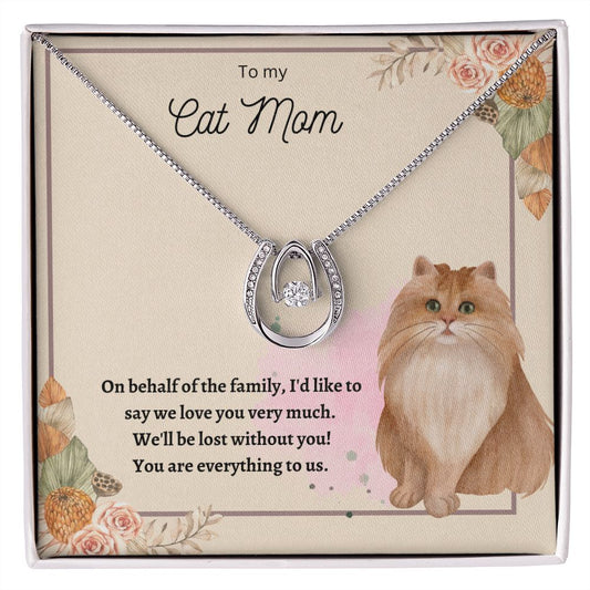 Lucky In Love Necklace for Cat Mom 02