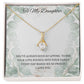 Alluring Beauty Necklace - To My Daughter