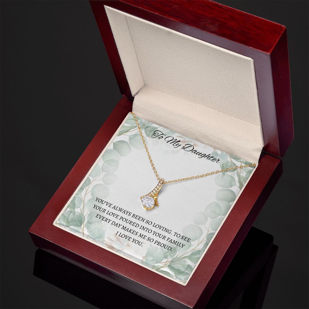 Alluring Beauty Necklace - To My Daughter