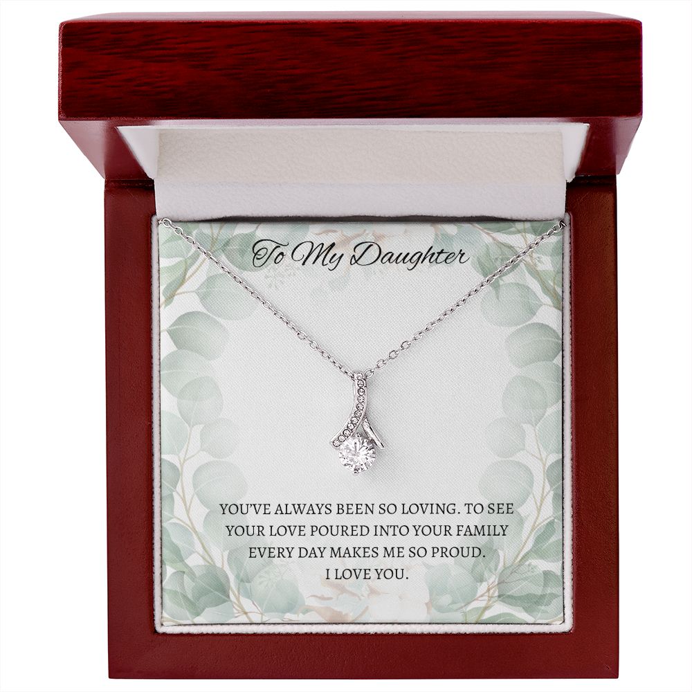 Alluring Beauty Necklace - To My Daughter