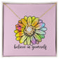 Believe in Yourself Love Knot Necklace