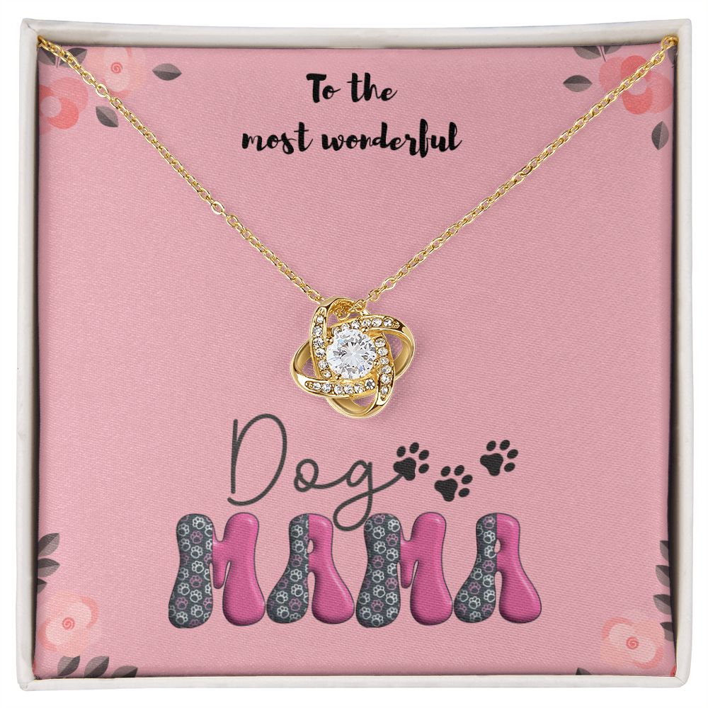 Love Knot Necklace For Dog Mama