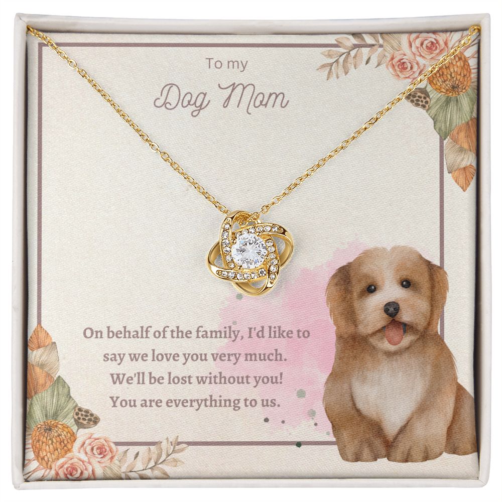 Love Knot Necklace for Dog Mom
