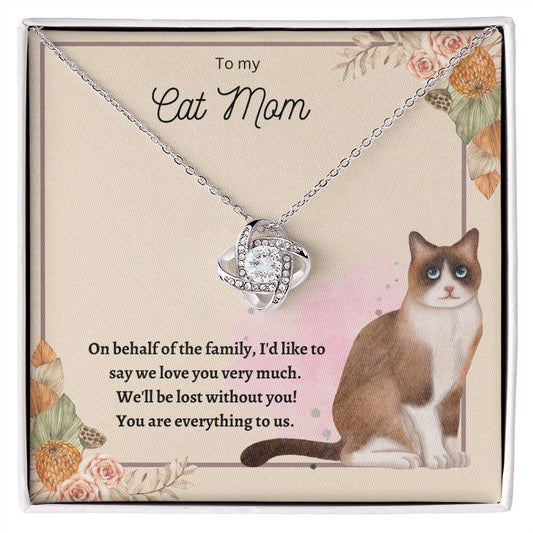 Love Knot Necklace For Cat Mom 04
