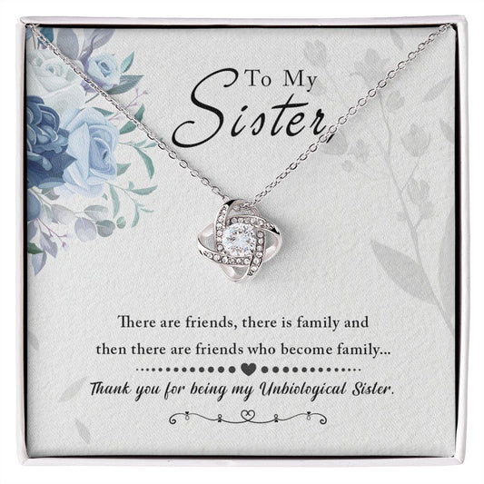 Love Knot Necklace - Unbiological Sister