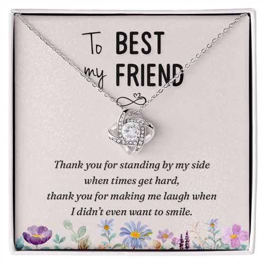 Necklace For Best Friend Thank You For Standing By My Side