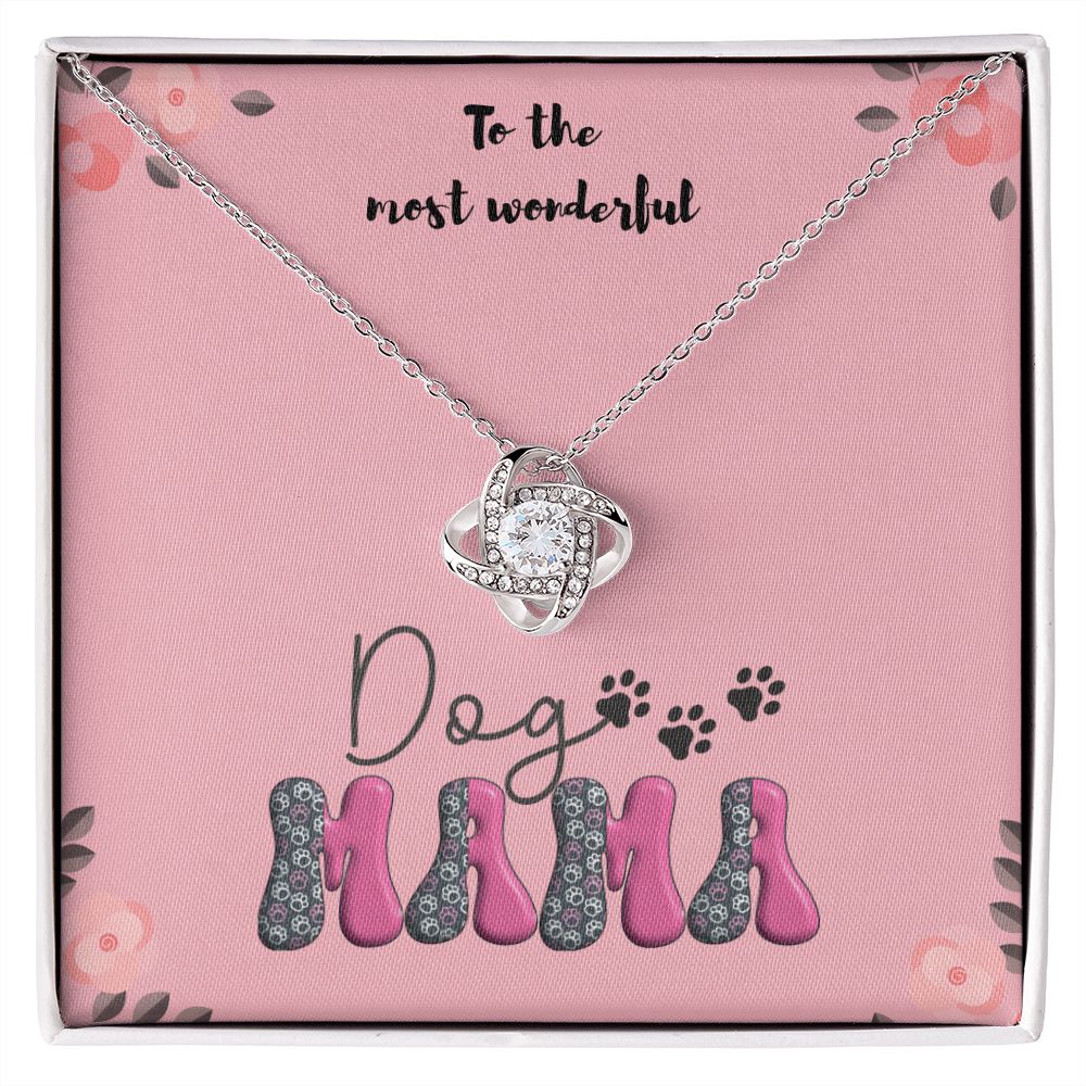 Love Knot Necklace For Dog Mama
