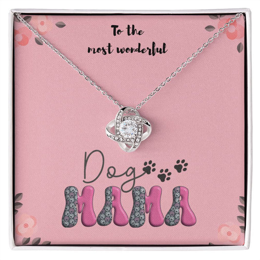 Love Knot Necklace For Dog Mama