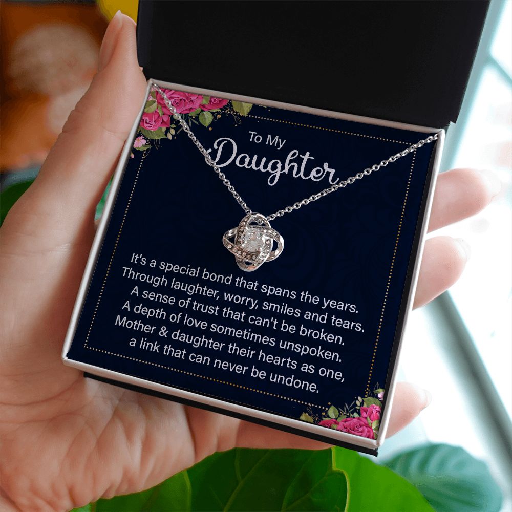 Necklace For My Daughter Mother and Daughter Their Hearts As One