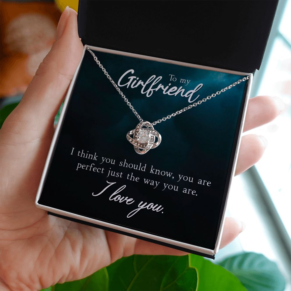 Necklace For Girlfriend - You Are Perfect Just The Way You Are