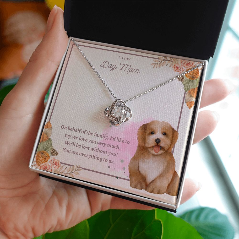 Love Knot Necklace for Dog Mom